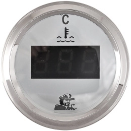 Указатель температуры воды 25-120 градусов цифровой белый (10252217)